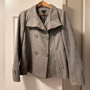 H&M size 10 gray pea coat
